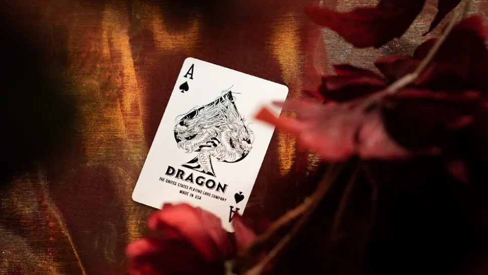 Bicycle® Kartendeck - Red Dragon Kartenspiel Spielkarten Pokerkarten Single Deck