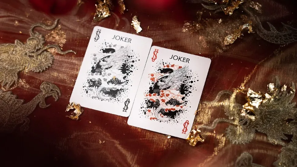 Bicycle® Kartendeck - Red Dragon Kartenspiel Spielkarten Pokerkarten Single Deck
