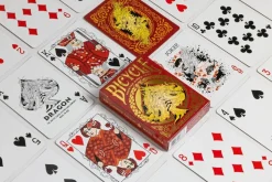 Bicycle® Kartendeck - Red Dragon Kartenspiel Spielkarten Pokerkarten Single Deck