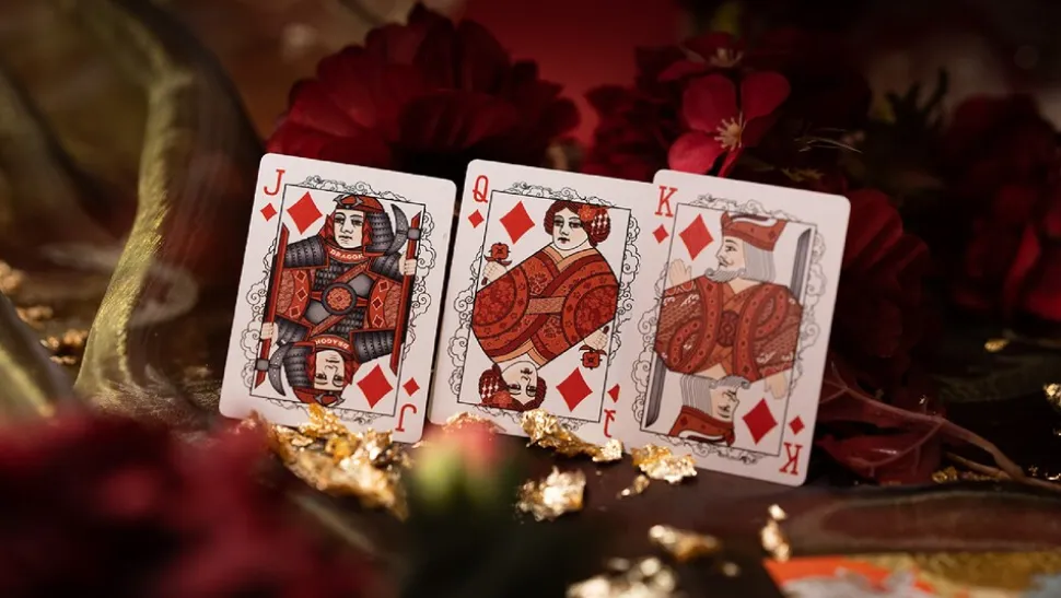 Bicycle® Kartendeck - Red Dragon Kartenspiel Spielkarten Pokerkarten Single Deck