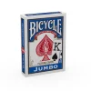 Bicycle® Kartendeck - Rider Back Jumbo Index (blau) Kartenspiel Spielkarten Kartentricks Pokerkarten Single Deck