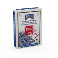 Bicycle® Kartendeck - Rider Back Jumbo Index (blau) Kartenspiel Spielkarten Kartentricks Pokerkarten Single Deck