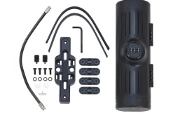 Bike Safe Fahrradbox (smart, zum sicheren Verstauen von Wertgegenständen, integriertes Zahlenschloss (3-Fach-Kombination), Maße: 234 x 89 x 76 mm (BxHxT), Farbe: schwarz