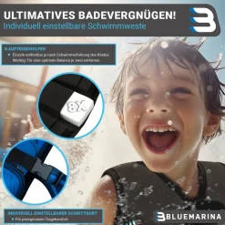 Bluemarina Kinder Schwimmhilfe (S, Mermaid)
