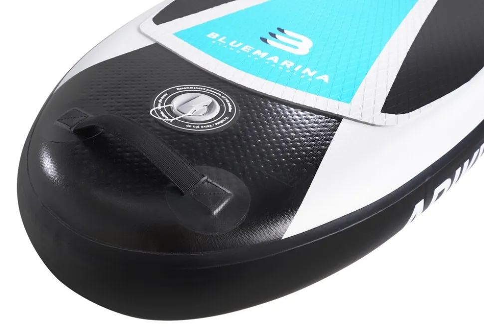 Bluemarina SUP Board Ariki, Stand Up Paddle aufblasbar mit Paddel, Pumpe, Rucksack, 5J Garantie (Classic 2.0, 325x86x16,5cm / 10'8")