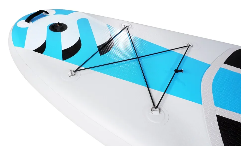 Bluemarina SUP Board Ariki, Stand Up Paddle aufblasbar mit Paddel, Pumpe, Rucksack, 5J Garantie (Classic 2.0, 325x86x16,5cm / 10'8")