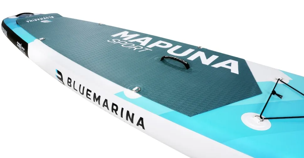 Bluemarina SUP Board Mapuna Sport, Kickpad, Double Layer, Paddel, Pumpe, Rucksack, 5J Garantie