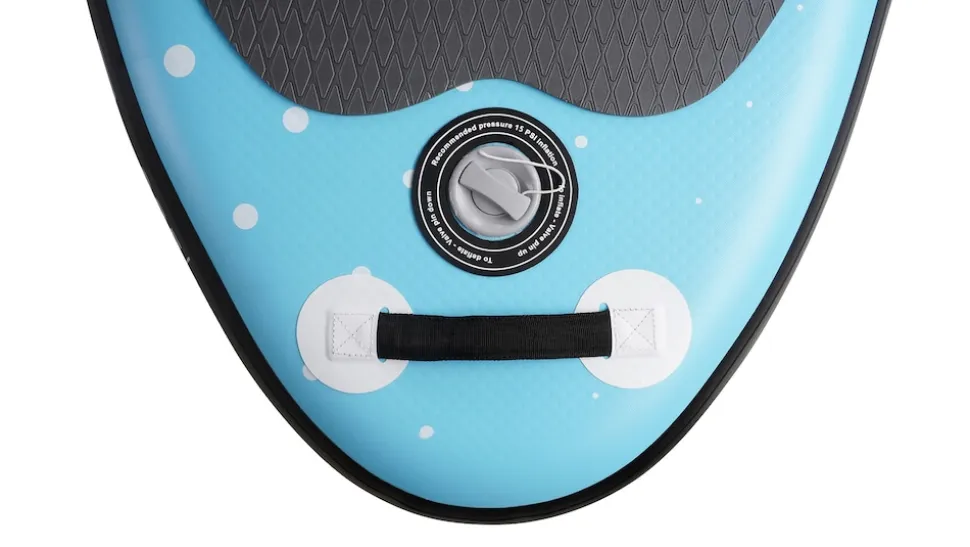 Bluemarina SUP Board Moana, aufblasbar mit Doppelkolben-Pumpe, Paddel, Rucksack, 5J Garantie (Classic 2.0, 325x86x15cm / 10'8")