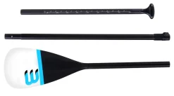 Bluemarina SUP Board Moana, aufblasbar mit Doppelkolben-Pumpe, Paddel, Rucksack, 5J Garantie (Classic 2.0, 325x86x15cm / 10'8