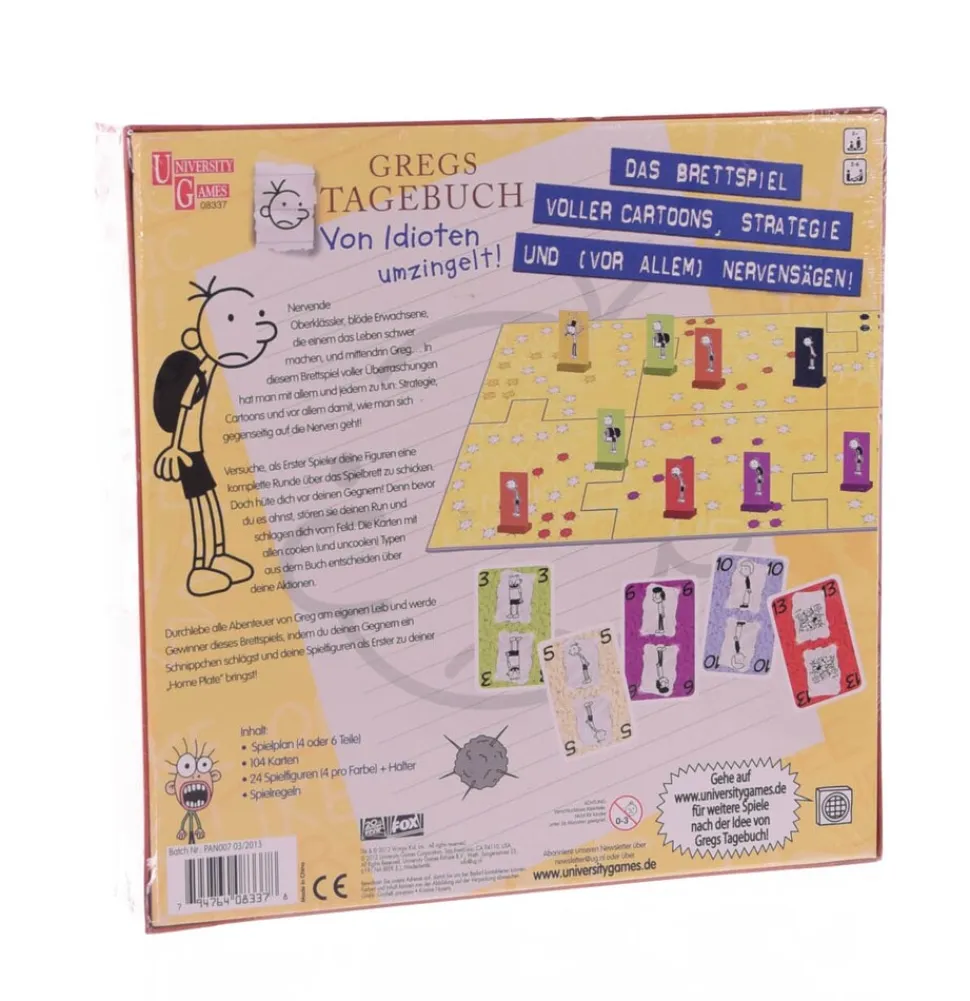 Brettspiel - Gregs Tagebuch - Von Idioten umzingelt!l Spiel Gesellschaftsspiel Kinder Jugendliche