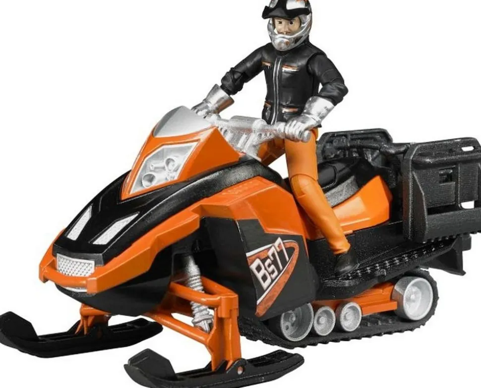 Bruder bruder 63101 bworld Snowmobil mit Fahrer + Ausstattung