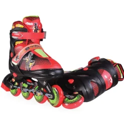 Byox Inliner Kinder Mask schwarz Größe L 38-41 verstellbar, PU, ABEC-7 Lager
