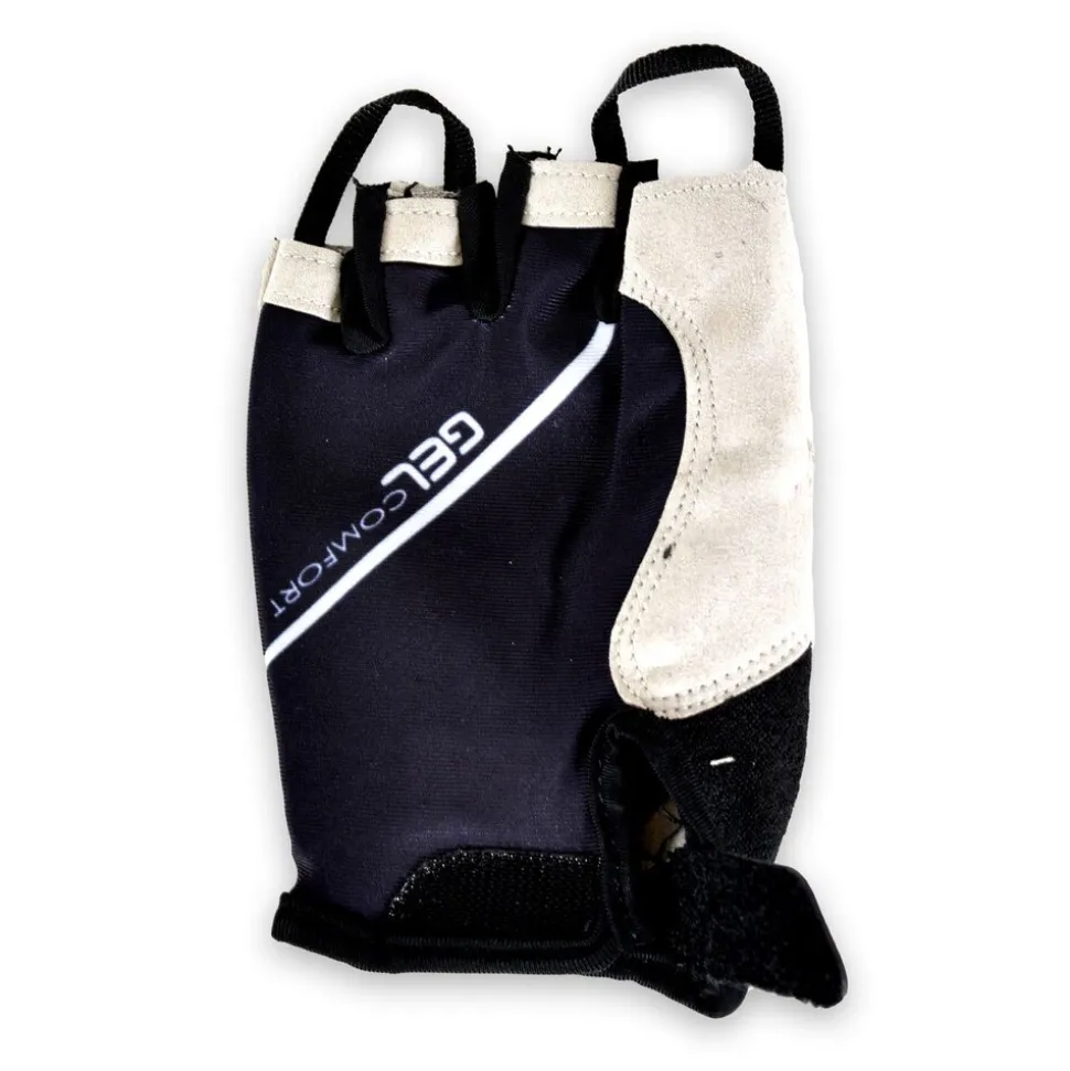 Byox Kinder-Fahrradhandschuhe AU201 schwarz Gel-Polster, Kunstledereinsatz Größe M