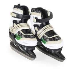 Byox Kinder Inliner, Schlittschuhe 2 in 1 Iceberg PU-Räder Schnürrsenkel Tasche Größe M (34-37)
