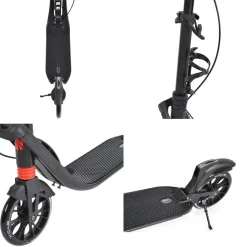 Byox Kinderroller Avatar faltbar, Bremse, Flaschenhalter, verstellbar, ABEC-9 schwarz