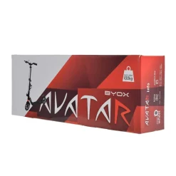 Byox Kinderroller Avatar faltbar, Bremse, Flaschenhalter, verstellbar, ABEC-9 schwarz