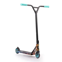Byox Kinderroller Chaos PU-Räder, ABEC-9, Lenker 360° drehbar, Hinterradbremse blau
