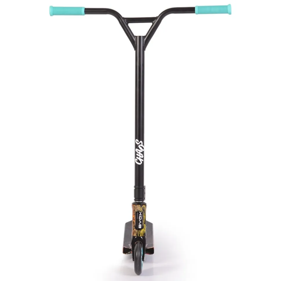 Byox Kinderroller Chaos PU-Räder, ABEC-9, Lenker 360° drehbar, Hinterradbremse blau