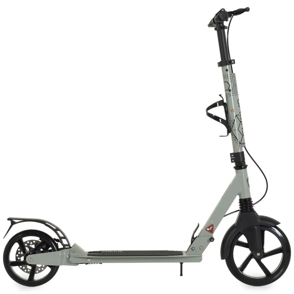 Byox Kinderroller Enigma PU-Räder klappbar Ständer Getränkehalter Handbremse grün