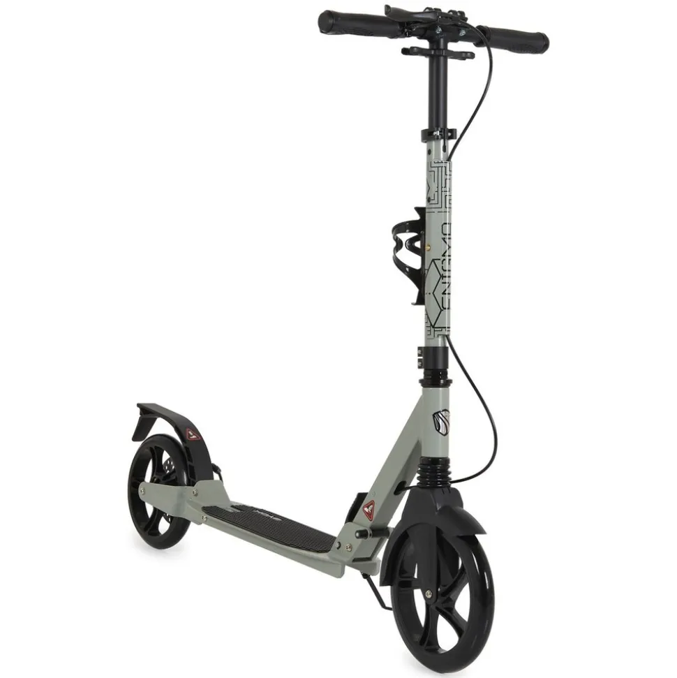 Byox Kinderroller Enigma PU-Räder klappbar Ständer Getränkehalter Handbremse grün