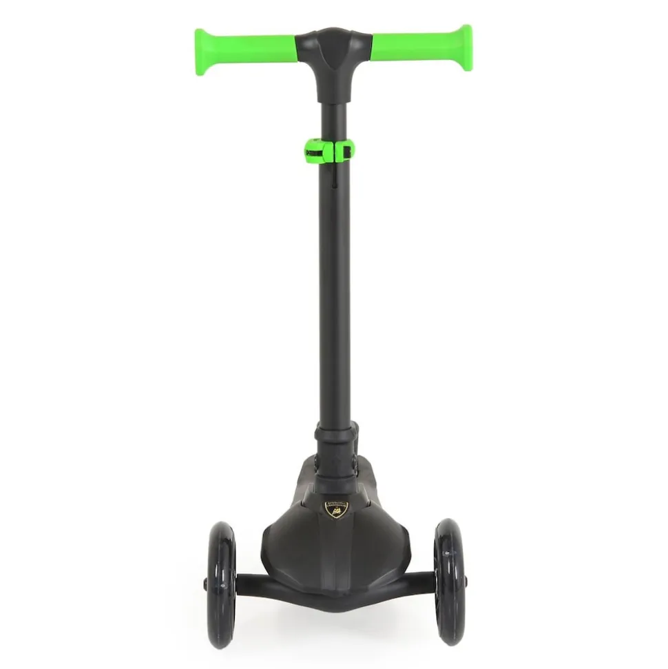 Byox Kinderroller Lamborghini 3 Räder klappbar PU-Räder ABEC-7 LED-Räder Bremse grün