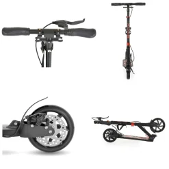 Byox Kinderroller Plexus klappbar Bremse Stoßdämpfer Flaschenhalter bis 100 kg black