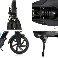 Byox Kinderroller Plexus klappbar Bremse Stoßdämpfer Flaschenhalter bis 100 kg black