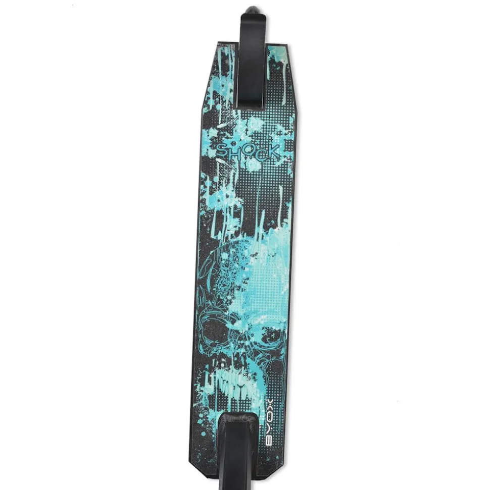 Byox Kinderroller Shock Aluminium PU Räder, ABEC-9, Hinterradbremse, Stoßdämpfer blau