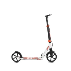 Byox Kinderroller Spooky klappbar, bis 100 kg, Bremse, Stoßdämpfer vorne, ABEC-7 weiß