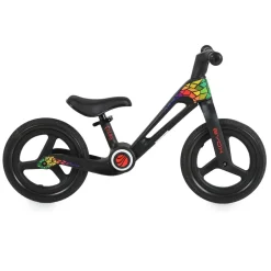 Byox Laufrad Foldy 12 Zoll, PU-Reifen, klappbar, verstellbarer Sitz, bis 35 kg schwarz