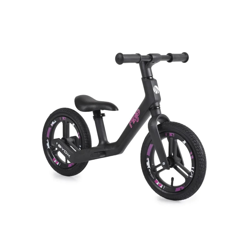 Byox Laufrad Mojo 12 Zoll Räder, Lufträder, Lenker und Sattel verstellbar rosa