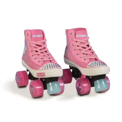 Byox Rollschuhe Alicorn, ABEC-5, Glitzersteinchen, PU-Räder, Größe XL 38 - 39