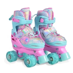Byox Rollschuhe Ariel, leuchtende PU-Rollen, ABEC-5 Lager, Größe L (38-41)