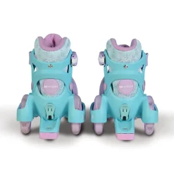 Byox Rollschuhe Beetle Größe XS 26-29, PU-Rollen, ABEC-5 Lager, Stopper hinten lila