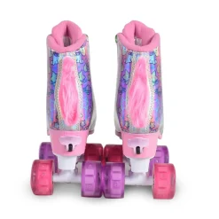 Byox Rollschuhe Einhorn, PU-Räder beleuchtet, ABEC-5 Lager, Größe L (35 - 38)