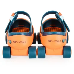 Byox Rollschuhe Scooper Skates Bremse vier Räder Kunststoffrollen ab 3 Jahren blau