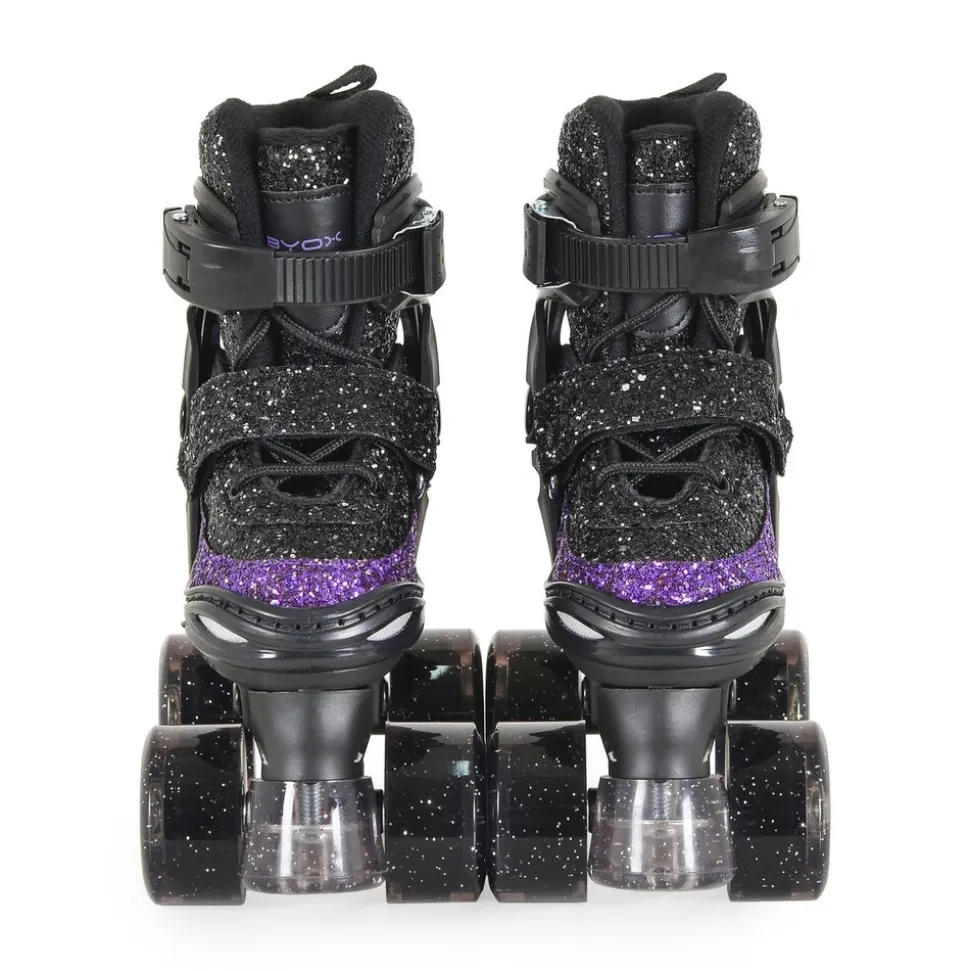 Byox Rollschuhe Sparkle, PU-Räder, verschiedene Größen, ABEC-5-Lager, PU-Bremse L (Gr. 38-41)