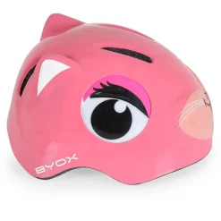 Byox Schutzhelm Y26 Kati Größe S 48 - 54 cm einstellbar 4 Löcher LED-Beleuchtung pink