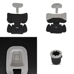 Cangaroo Kindersitz Force i-Size (76-150cm) Isofix, Getränkehalter, Top Tether grau