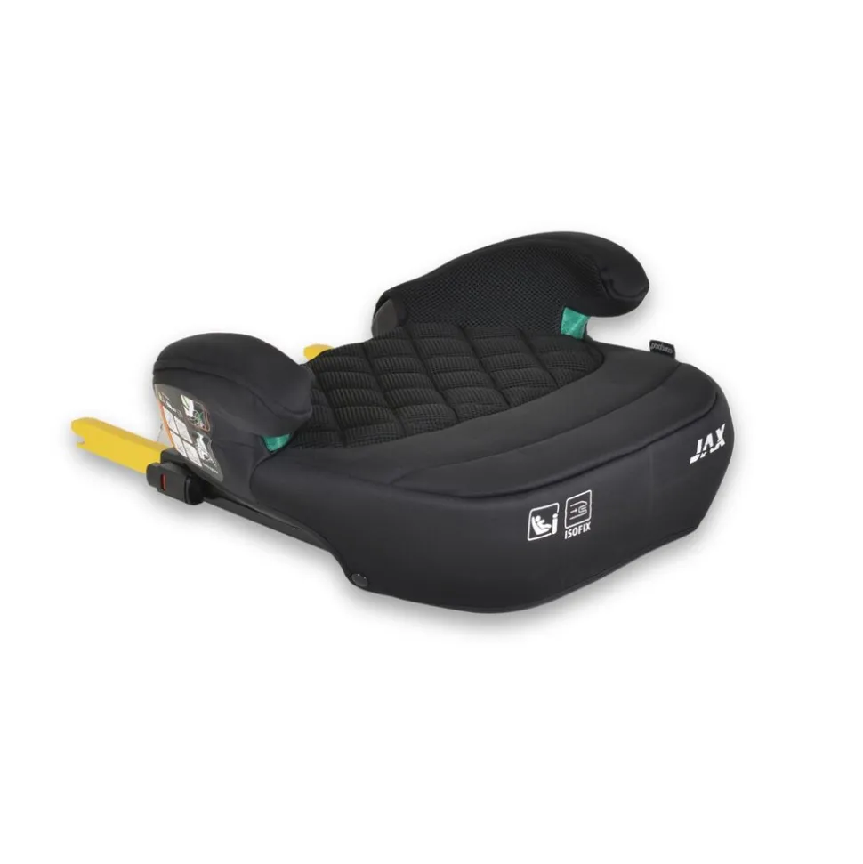 Cangaroo Kindersitz Sitzerhöhung Jax i-Size 125-150cm Gruppe 3 Isofix Top Tether schwarz