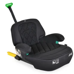 Cangaroo Kindersitz Sitzerhöhung Jax i-Size 125-150cm Gruppe 3 Isofix Top Tether schwarz