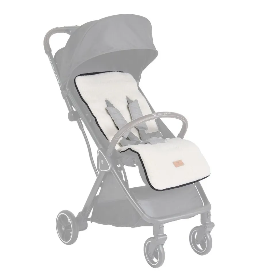 Cangaroo Kinderwagen Sitzauflage Luxe Universalsitzunterlage hoher Sitzkomfort schwarz