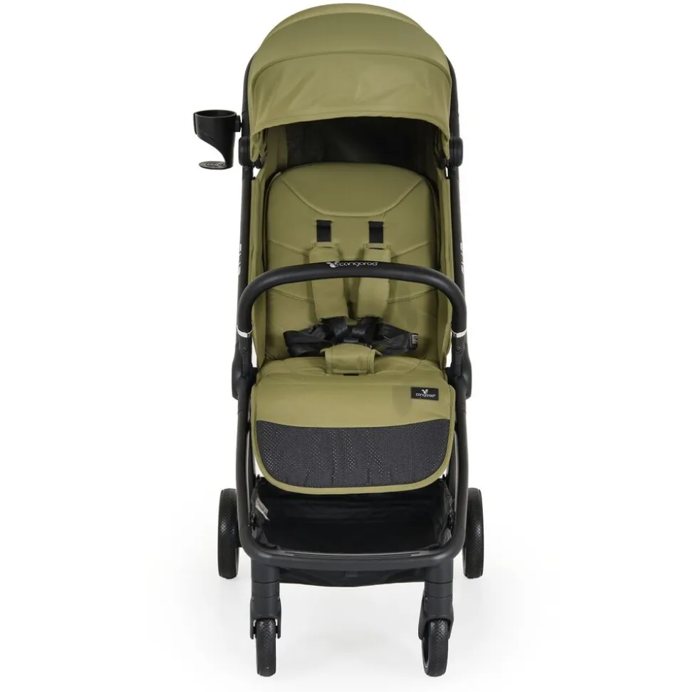 Cangaroo Kinderwagen, Sommerbuggy Flip klappbar Getränkehalter Korb Stoßdämpfer grün