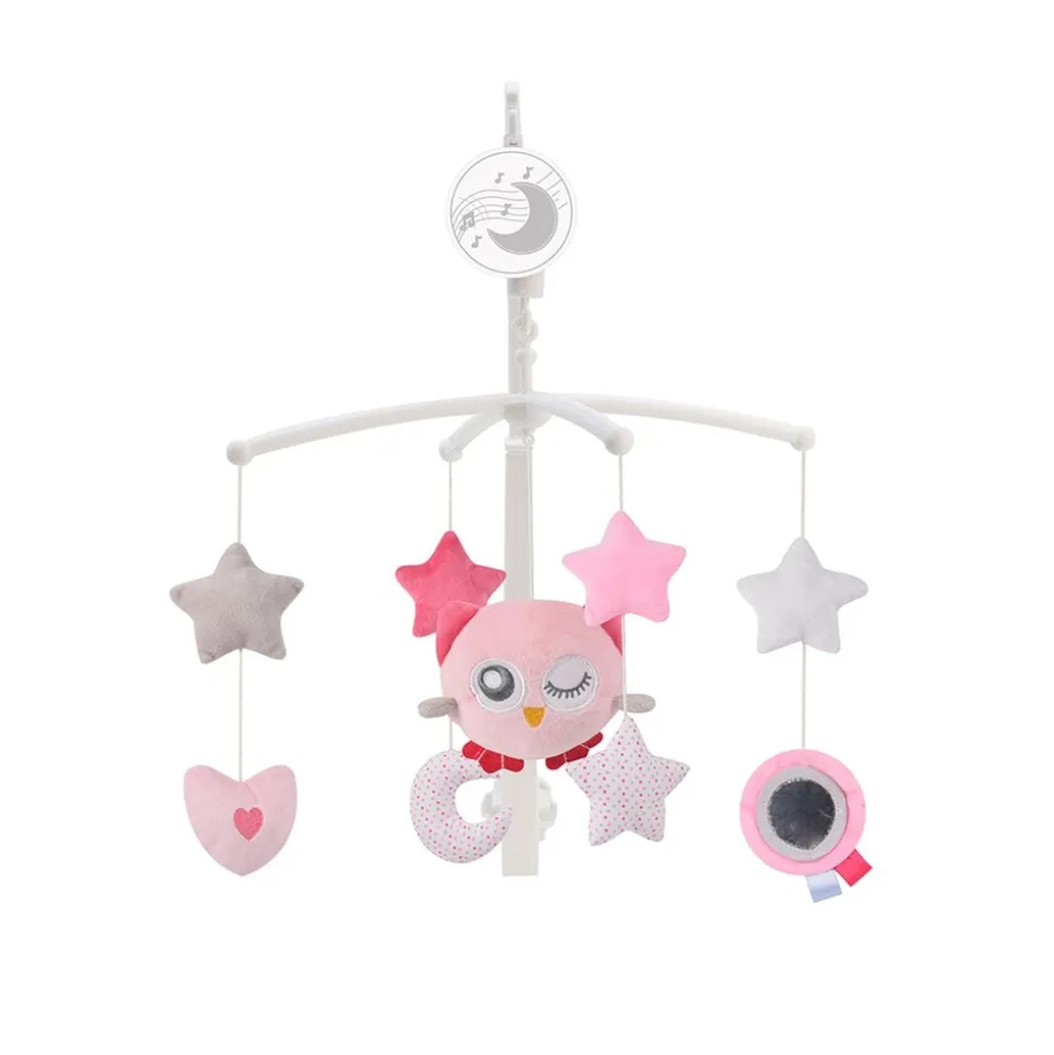 Cangaroo Musik Mobile 63605 Dreamy Aufzugsmechanismus Schlaflieder Plüschtiere pink