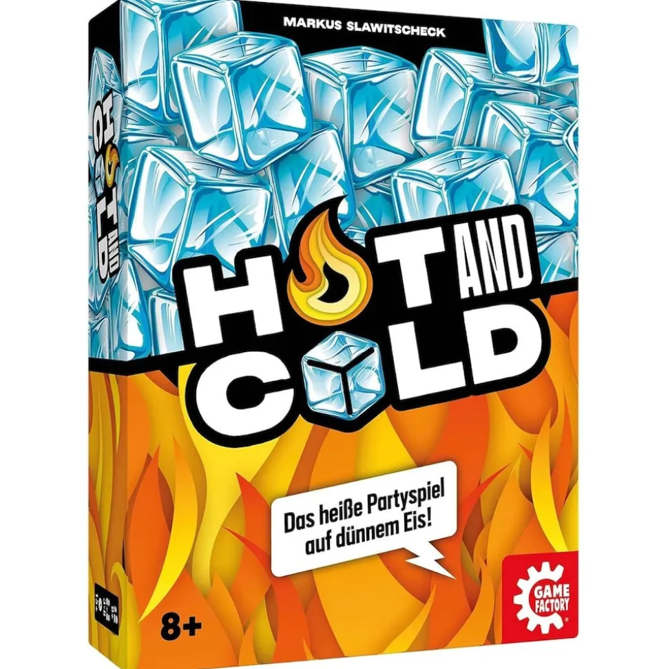 Carletto 646296 - Game Factory - Hot and Cold, das heiße Partyspiel auf dünnem Eis