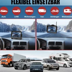 CARMATRIX Solar Rückfahrsystem mit 7