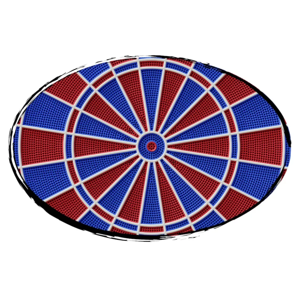 Carromco Elektronik Dartboard Flash-401, mit Adapter, 2-Loch Abstand
