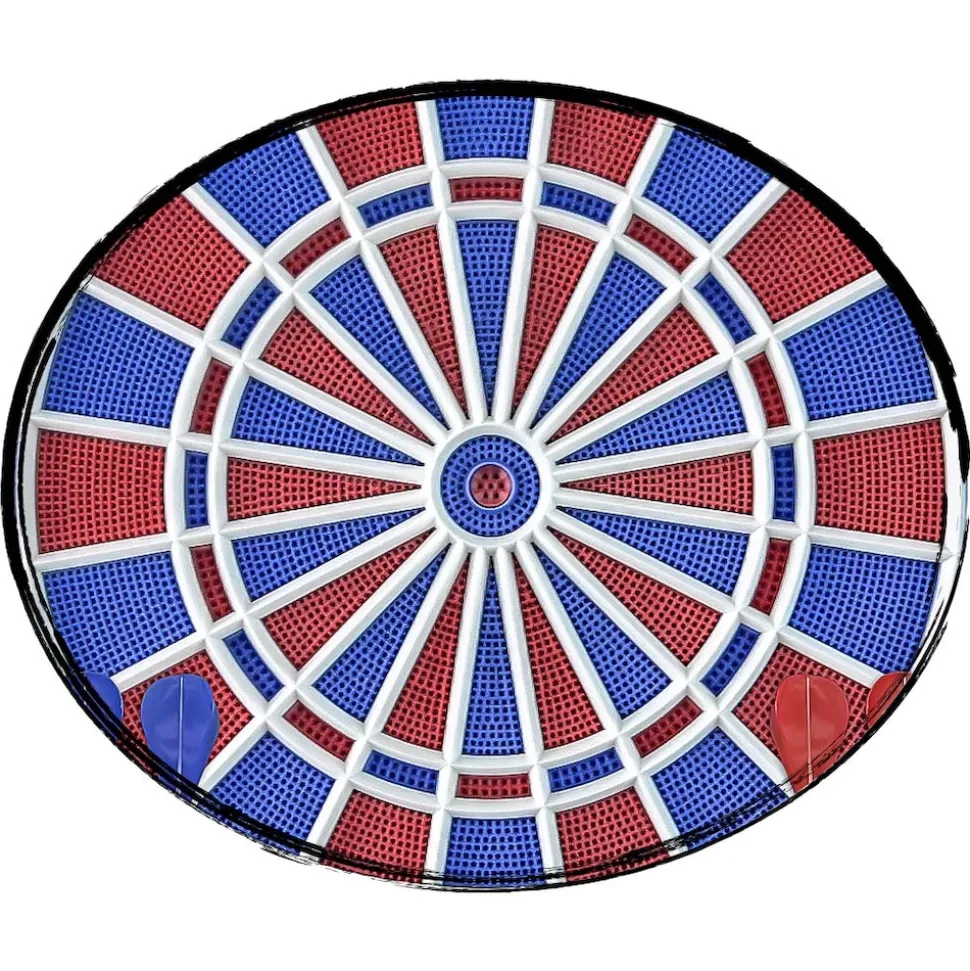 CARROMCO ELEKTRONIK DARTBOARD STRIKER-601, MIT ADAPTER, 2-LOCH ABSTAND