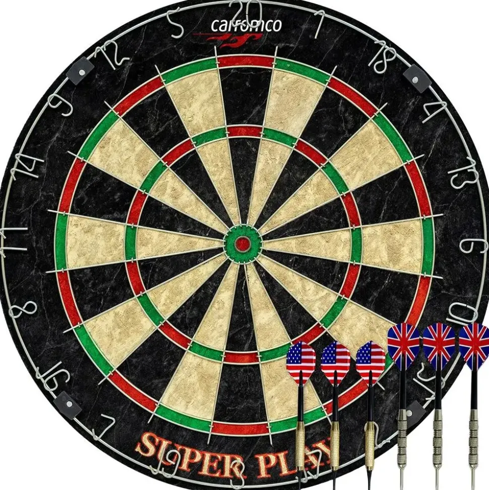 CARROMCO Steeldartboard Superplay, Bristle