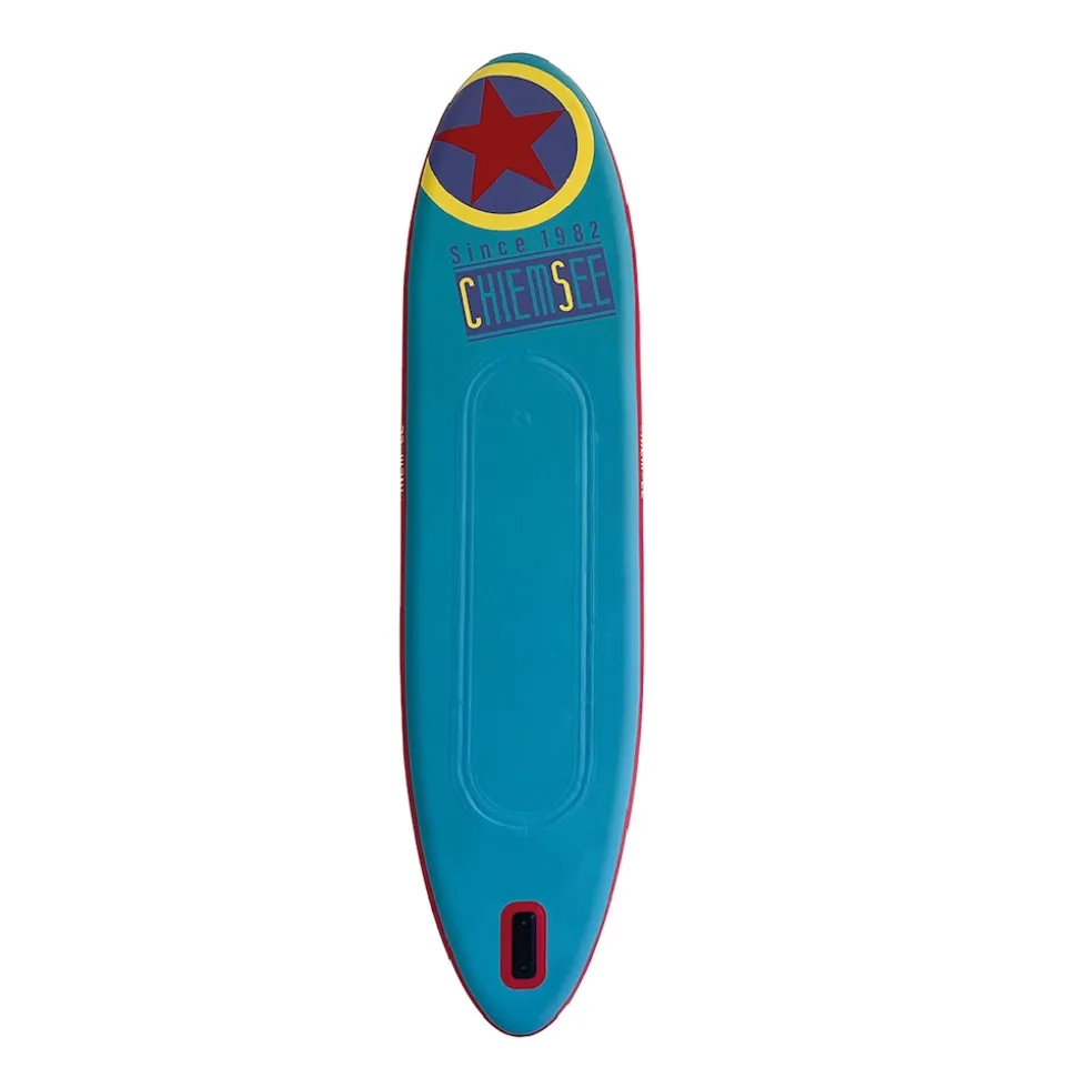 Chiemsee - SUP-Set inkl. Board, Paddel, Pumpe, Leash & Rucksack (gelb/blau) Stand-Up Paddle